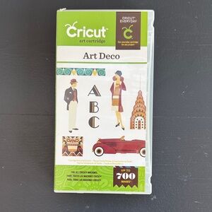 Cricut Art Deco Cartridge Alphabet and Images Elegant Roaring 20s Style